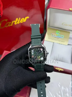 Cartier Skeleton Rubber Watch