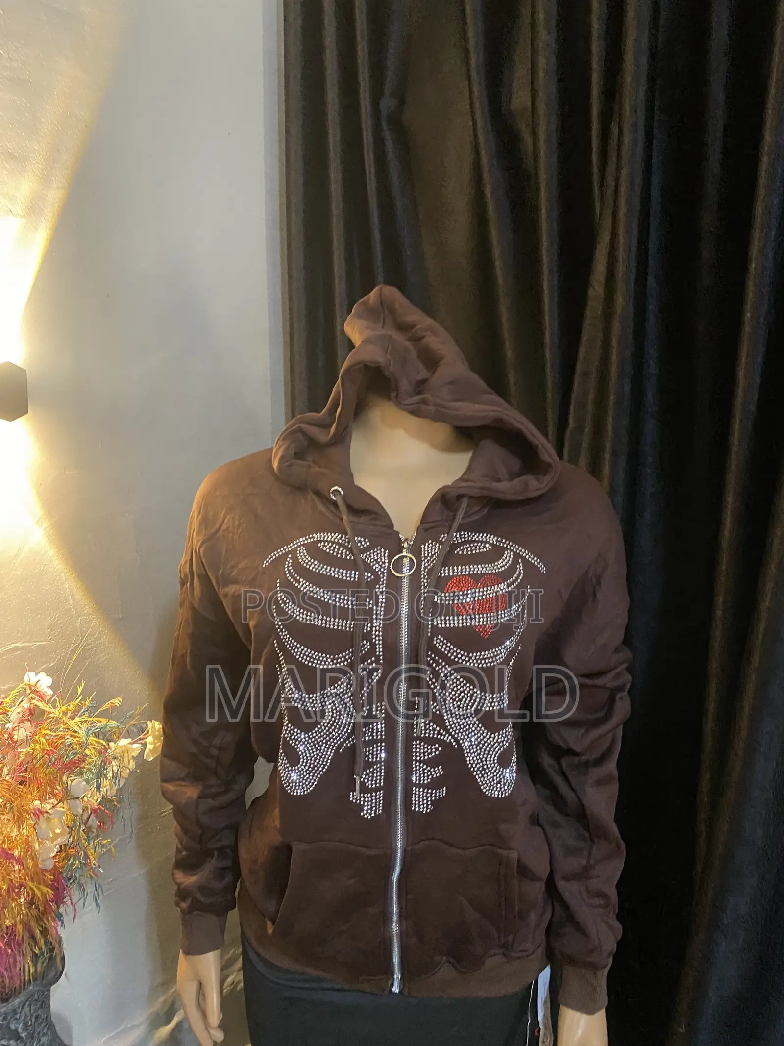 Brown Ladies Hoodie