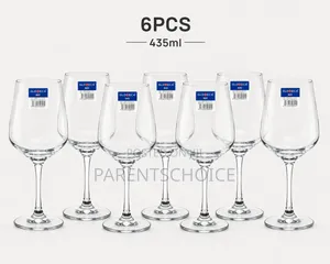 6pcs 435ml Premium Wine Glass Cups