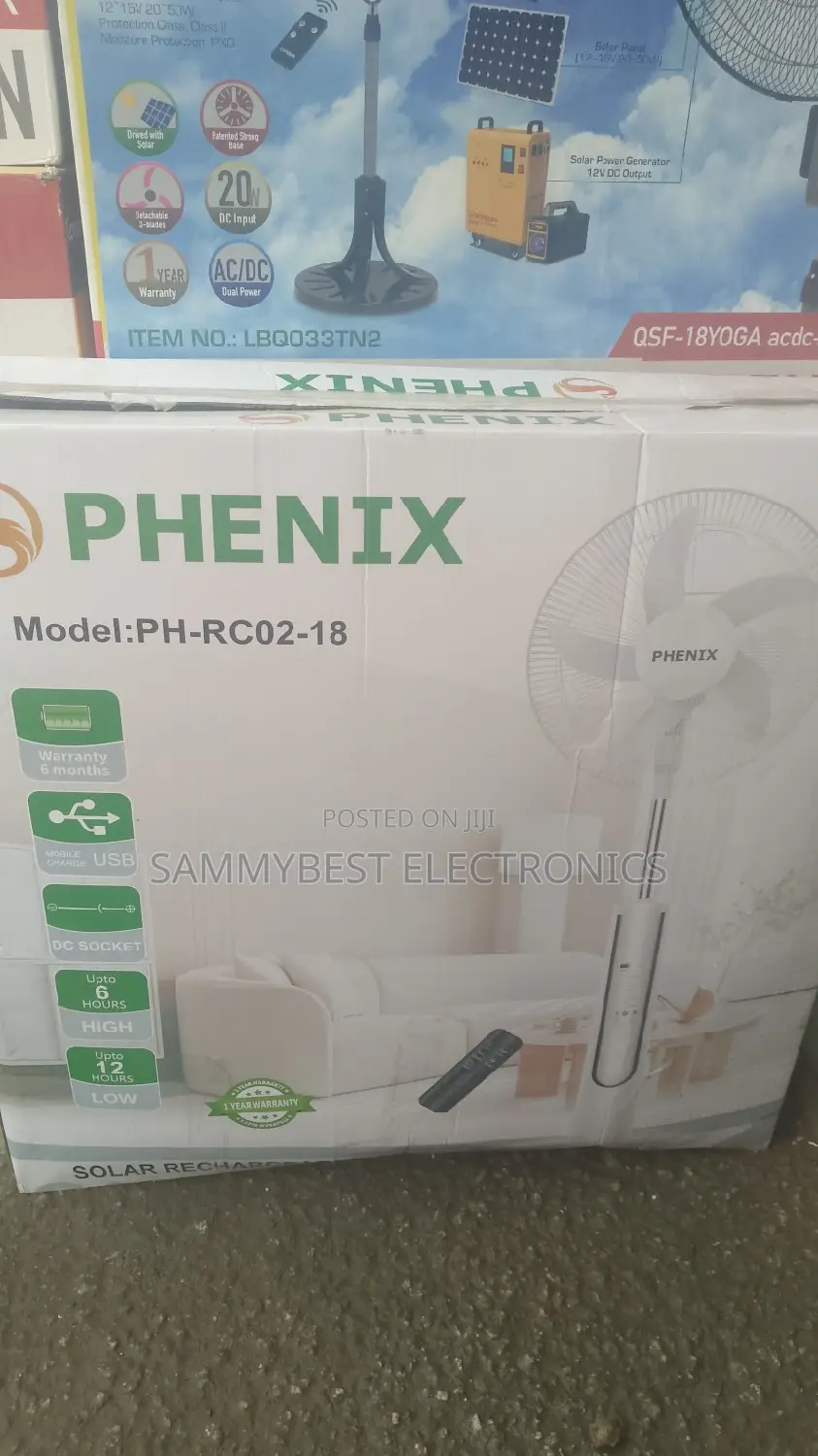 Phenix Rechargeable Fan