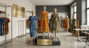 African Print, Arewa Collection, Premium Queen Anne Collection