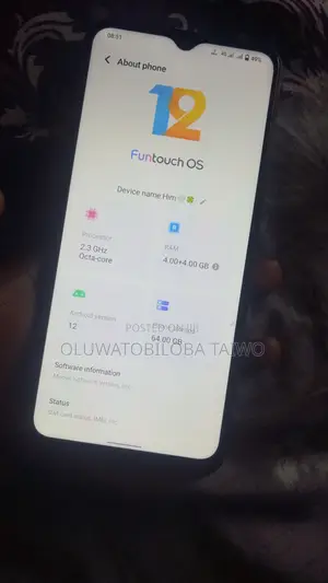Vivo Y16 64 GB Black