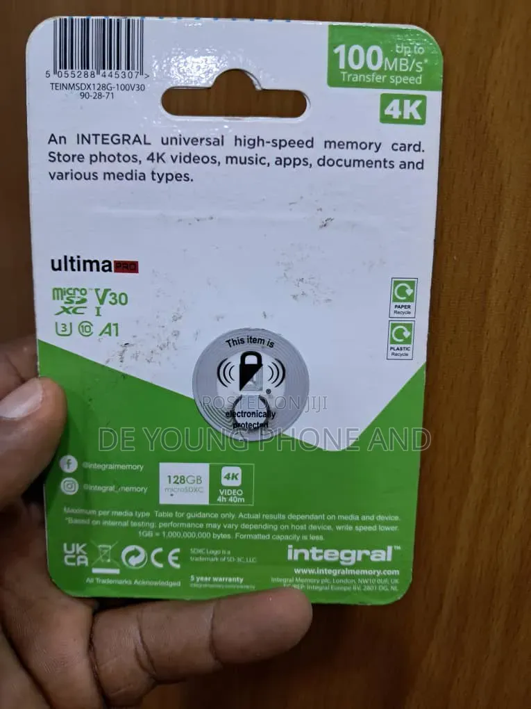 Integral 128gb Microsd Super High Speed Memory Card