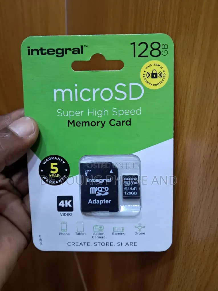 Integral 128gb Microsd Super High Speed Memory Card