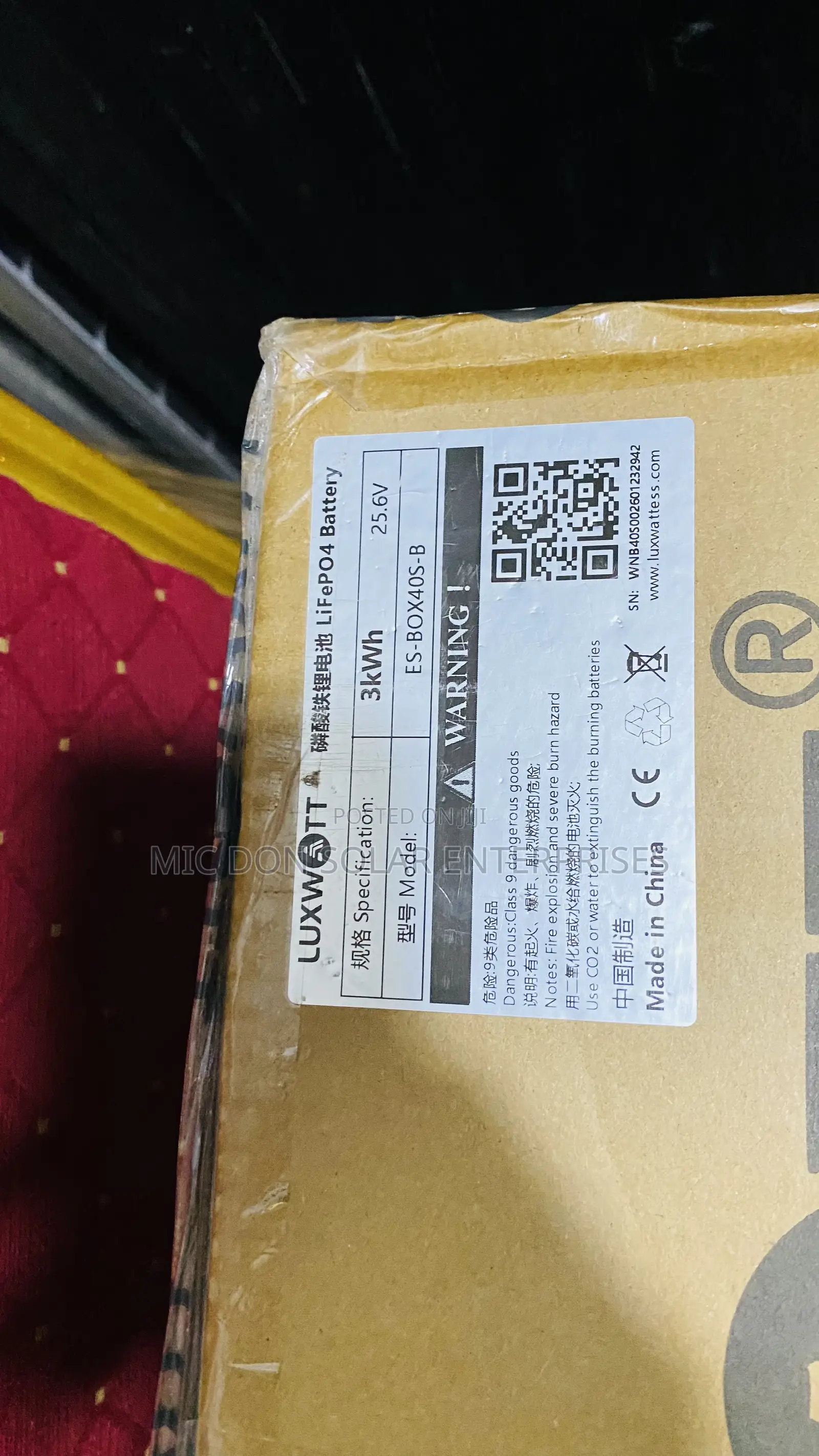 Luxwatt 3kwh Lithium Battery