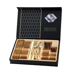 24pc Black Gold