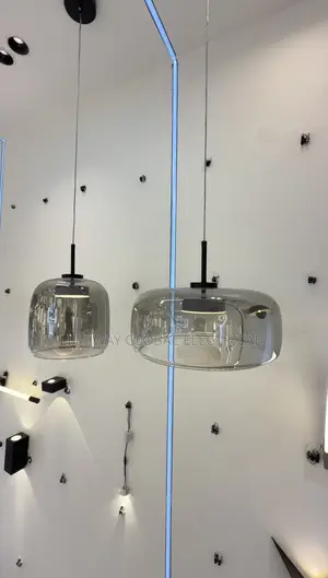 Luxury Simple Smoky Glass Pendant Light