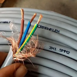 1.5mm2 3core Flexible Shielded Cable Full Gauge