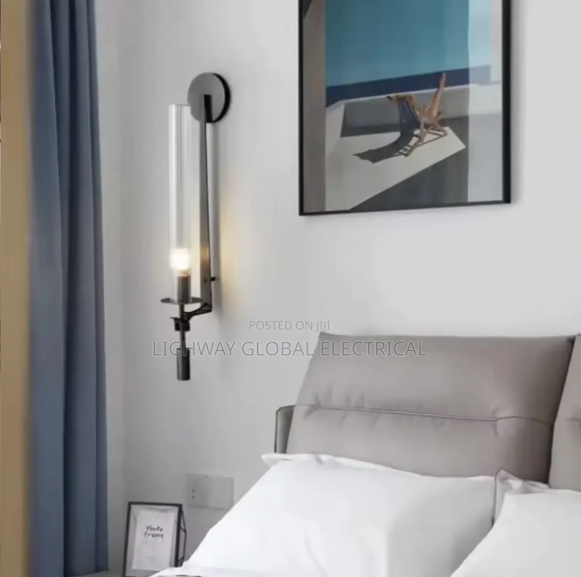 Nordic Creative Iron Glass Led Coppery Wall Light