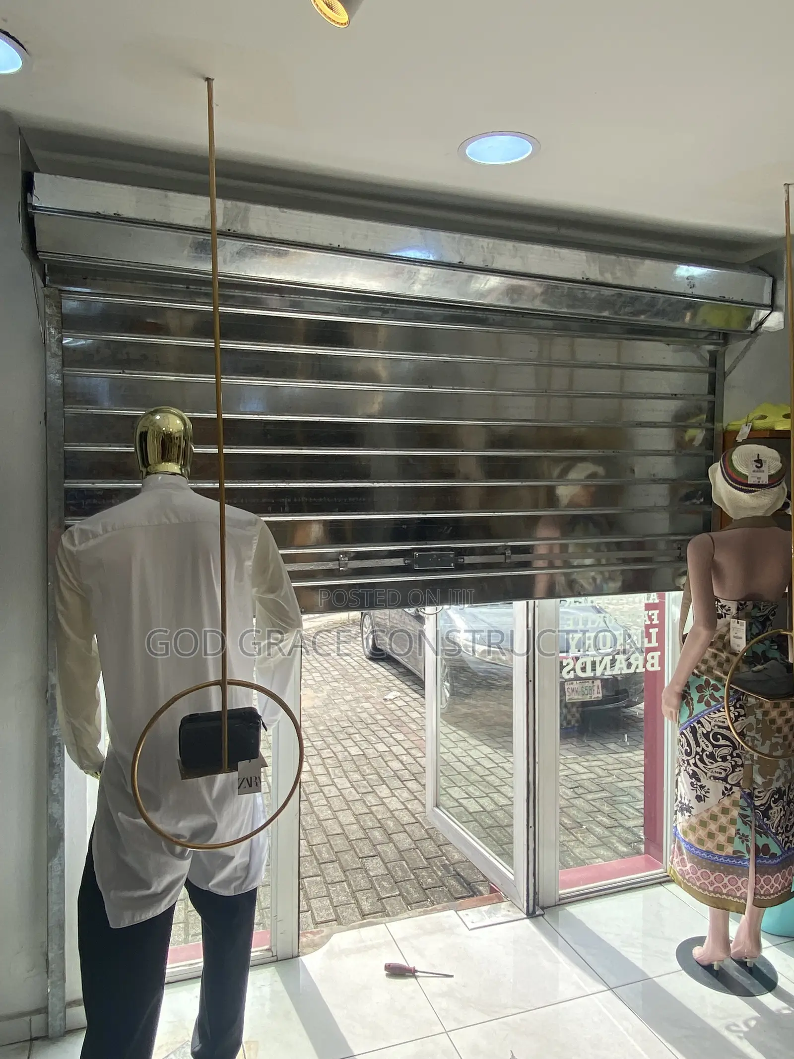Galvanized Roller Shutters Doors