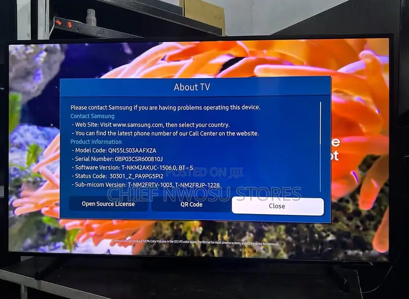 The Frame 55” Samsung Qled Smart Tv