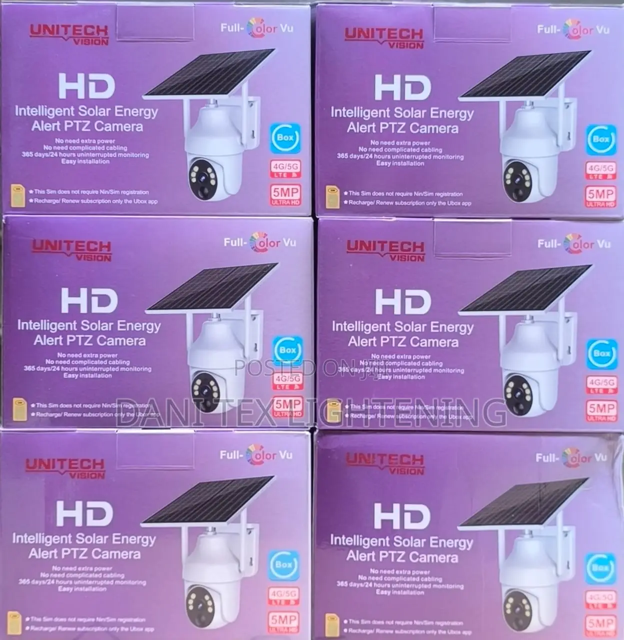 Intelligent Solar Energy Alert PTZ Camera No Need Extra