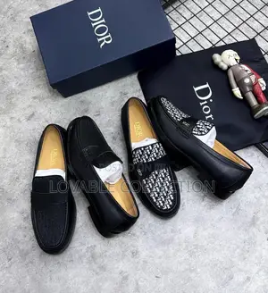 The Dior Granville Loafer in Black Calfskin Oblique Jacquard
