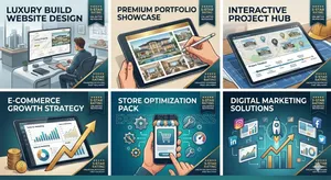Design Luxury Build Business Website and E-Commerce Website Success