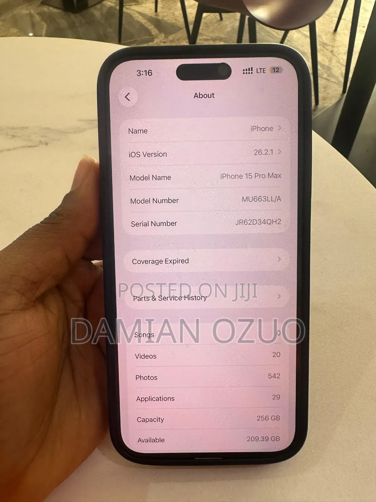 Apple iPhone 15 Pro Max 256 GB Gray