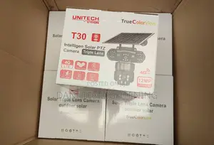 Intelligen Solar PTZ Camera Triple Lens