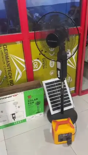 Ac / Dc Solar Fan With Solar Panel