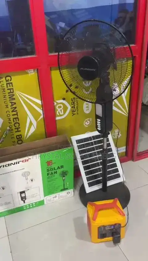 Ac / Dc Solar Fan With Solar Panel