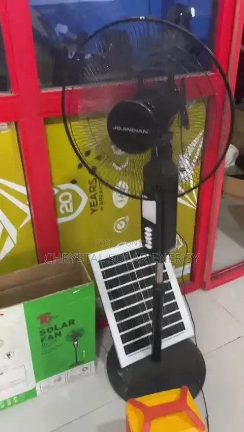Ac / Dc Solar Fan With Solar Panel
