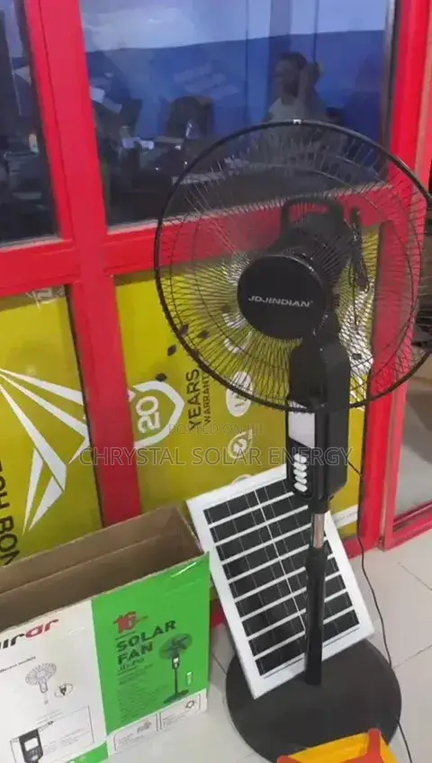 Ac / Dc Solar Fan With Solar Panel