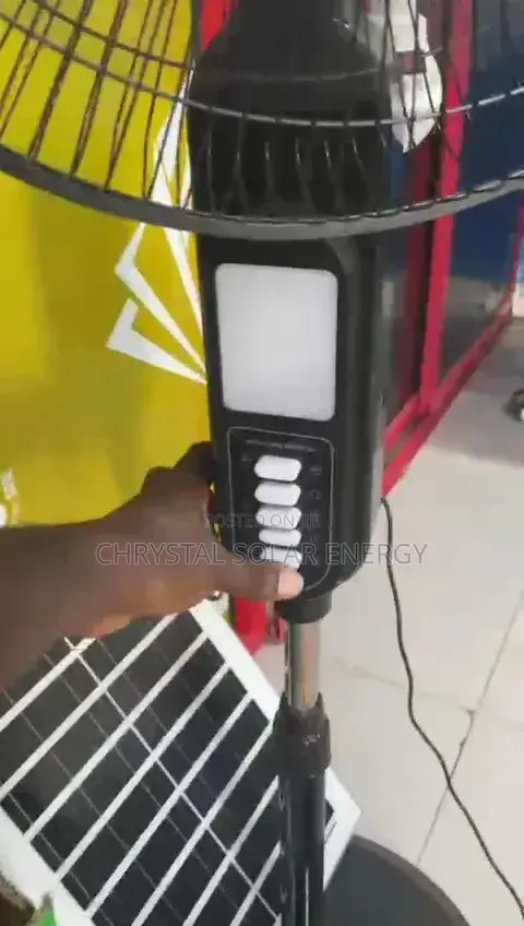 Ac / Dc Solar Fan With Solar Panel