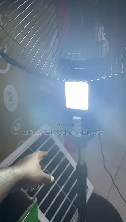 Ac / Dc Solar Fan With Solar Panel