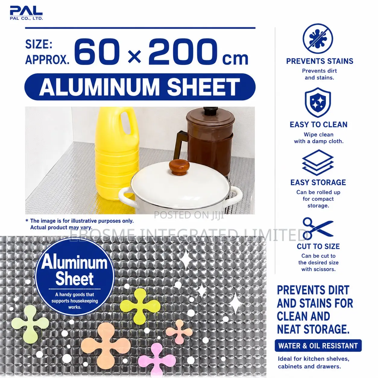 Aluminum Shelf Liner Sheet – Kitchen Cabinet Protector