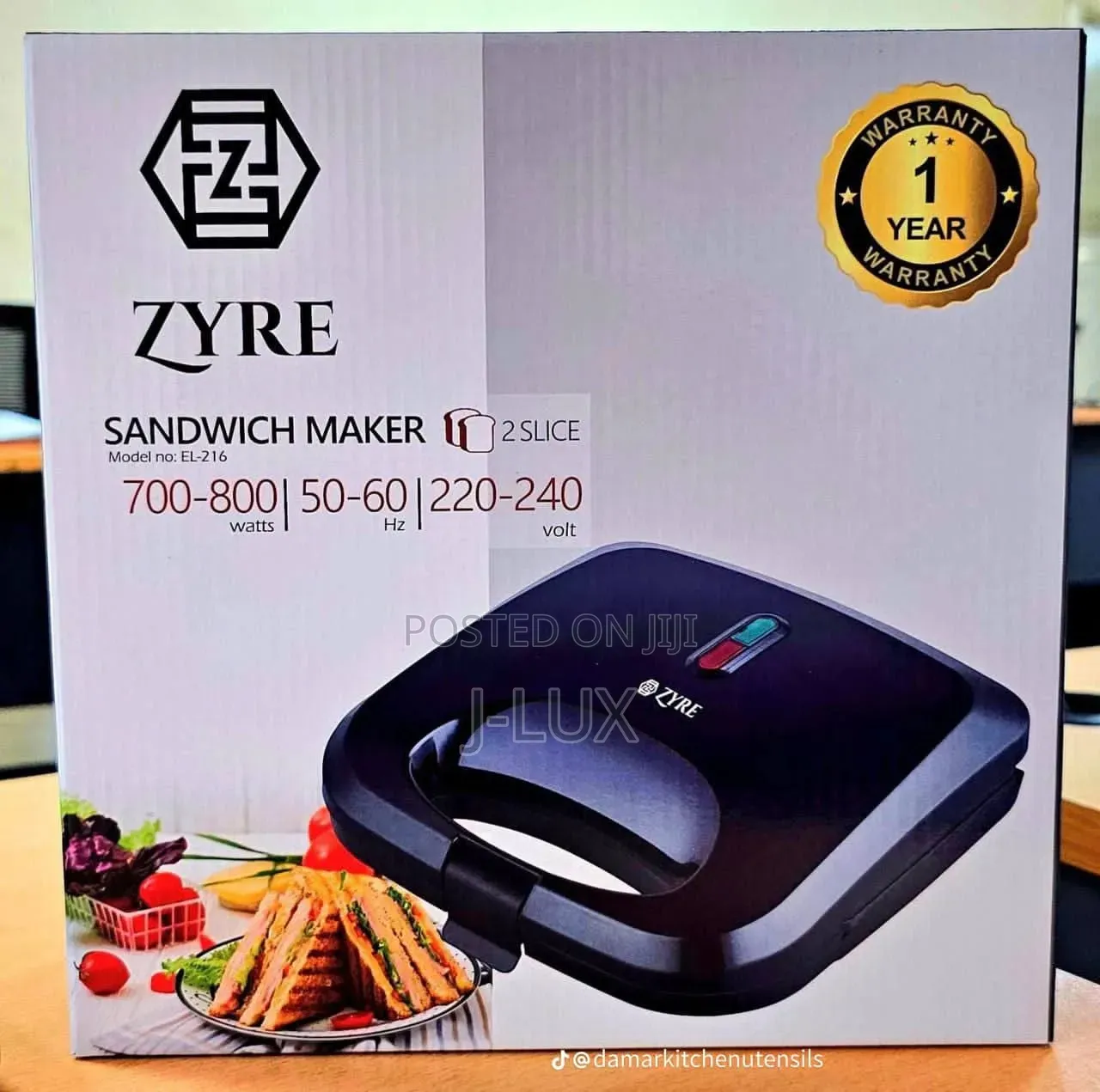 Zyre Sandwich Maker