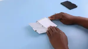 A6 Metal Pocket Notebook With Pen and Refillable Paper