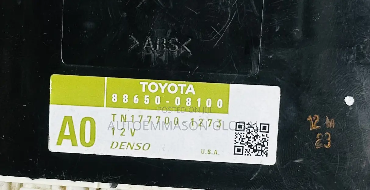 Toyota Sienna a/C Amplifier Control Module[2011-2013]