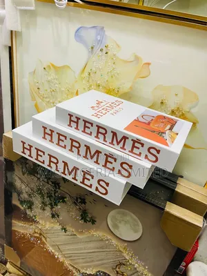 3in1 Hermes Bag Faux Book Decor for Coffee Table Decor