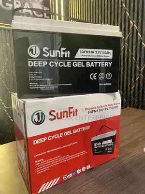 130ah 12v Sunfit Solar Dry Cell Battery Available in Store Now Dm