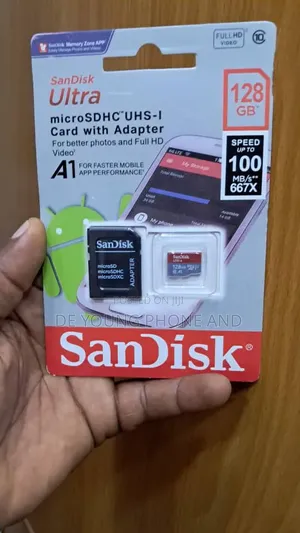 Sandisk Ultra 128gb Microsdxc Card With an Included Sd Adapter.
