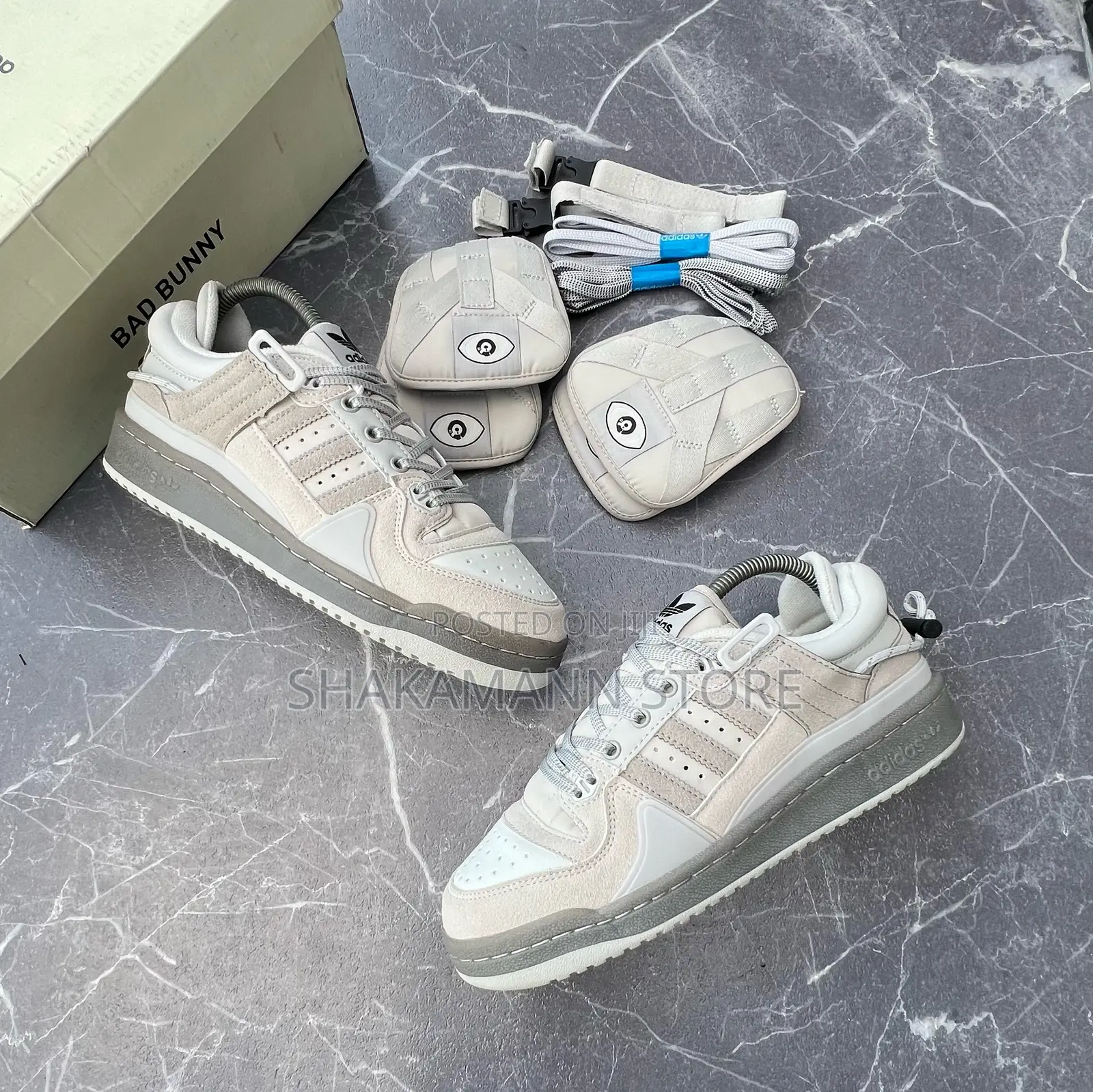Original Adidas Bad Bunny Cool Grey Available—-