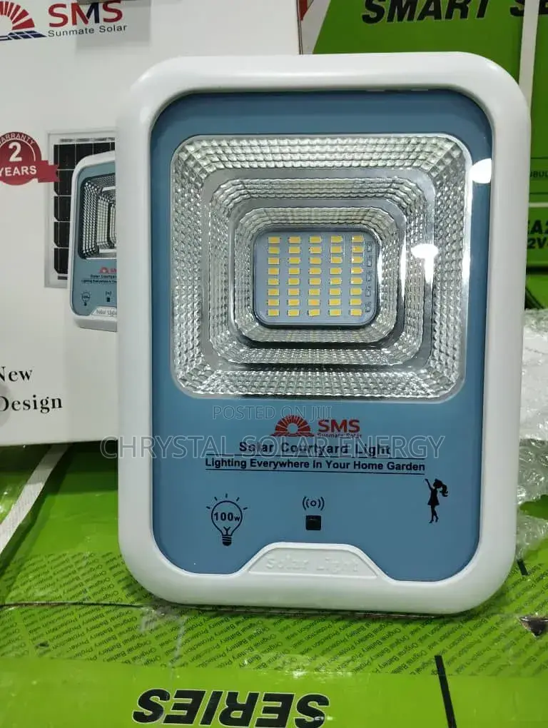 Sun Mate Solar Iron Cast Sms 200watts Flood Light And 2in1 Solar Panel