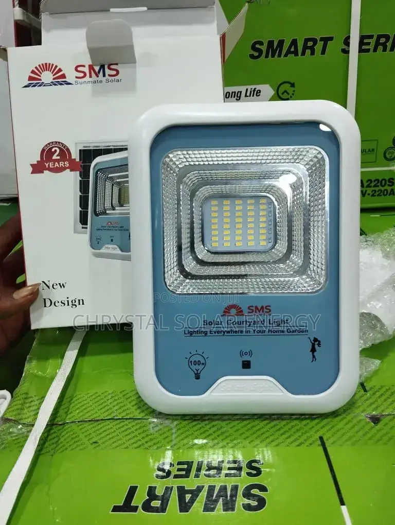 Sun Mate Solar Iron Cast Sms 200watts Flood Light And 2in1 Solar Panel