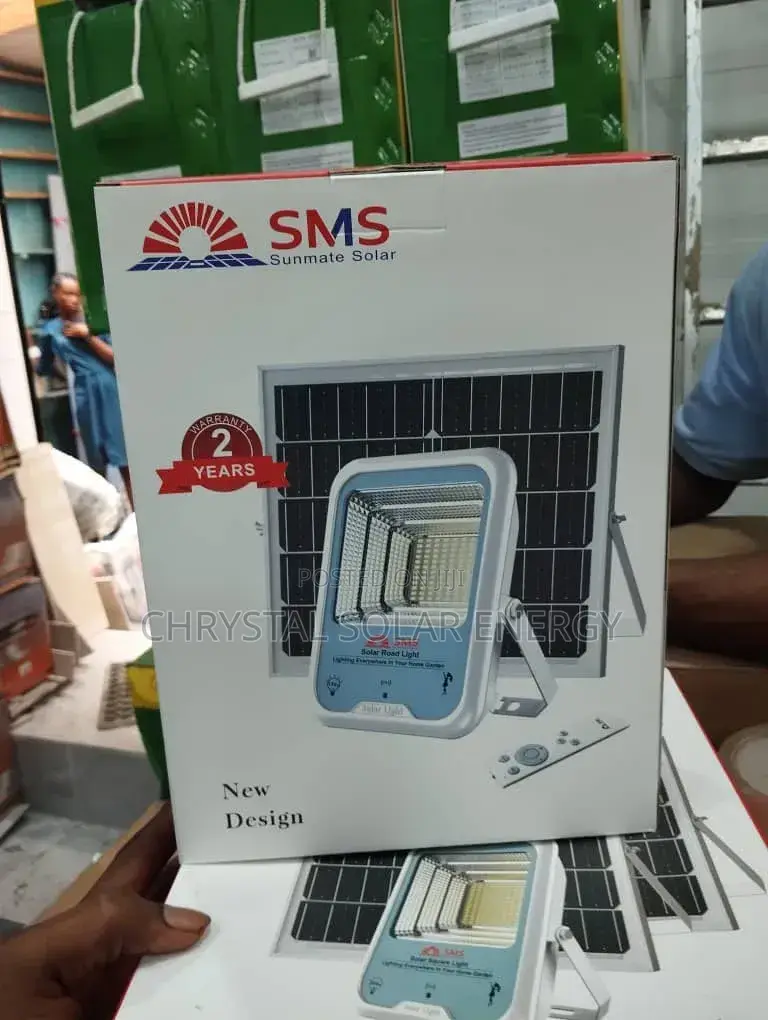 Sun Mate Solar Iron Cast Sms 200watts Flood Light And 2in1 Solar Panel