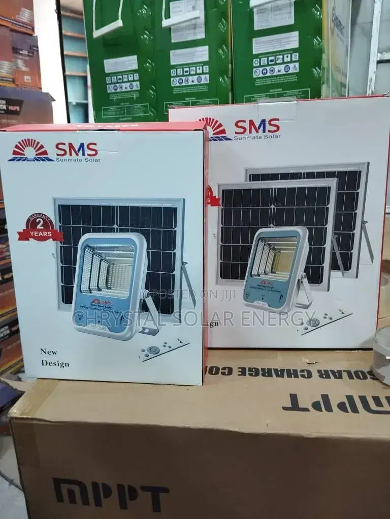Sun Mate Solar Iron Cast Sms 200watts Flood Light And 2in1 Solar Panel