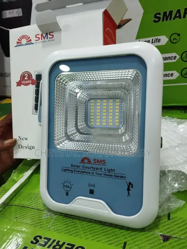 Sun Mate Solar Iron Cast Sms 200watts Flood Light And 2in1 Solar Panel