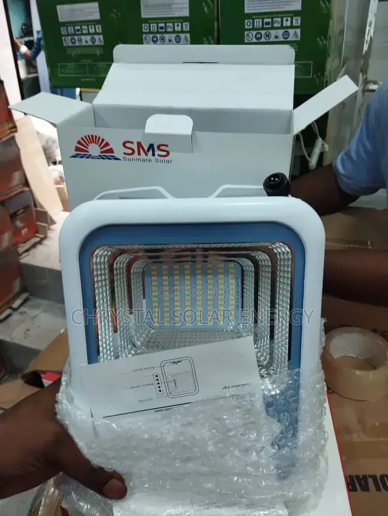 Sun Mate Solar Iron Cast Sms 200watts Flood Light And 2in1 Solar Panel