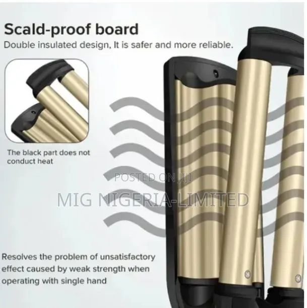 Hair Curler With 3 Barrel