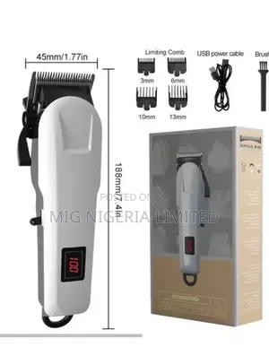 Professional Cordless Hair Clipper With Accessory