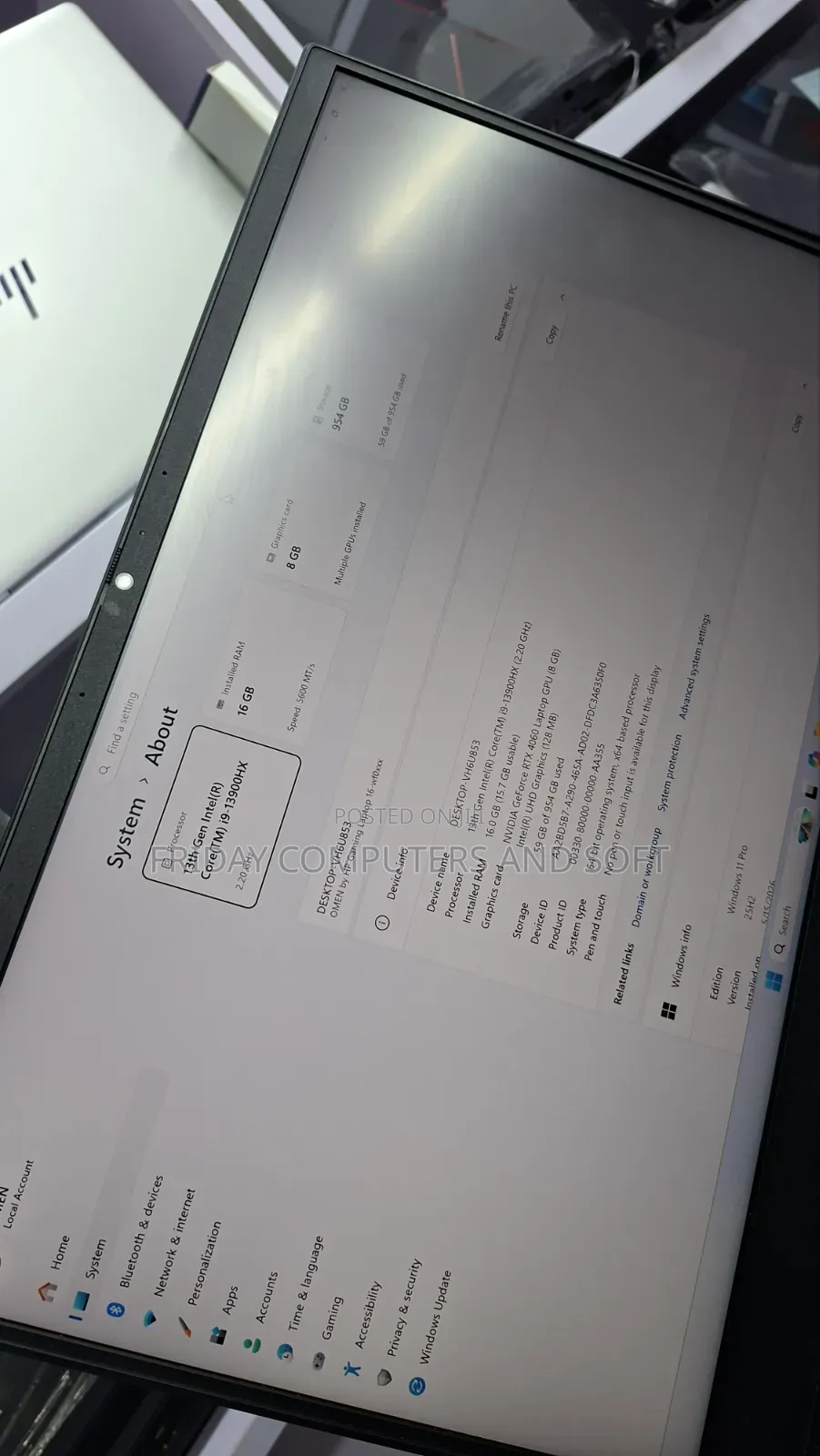 Laptop HP Omen 16 16GB Intel Core i9 SSD 1T
