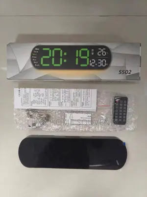 Digital Wall Clock With Remote