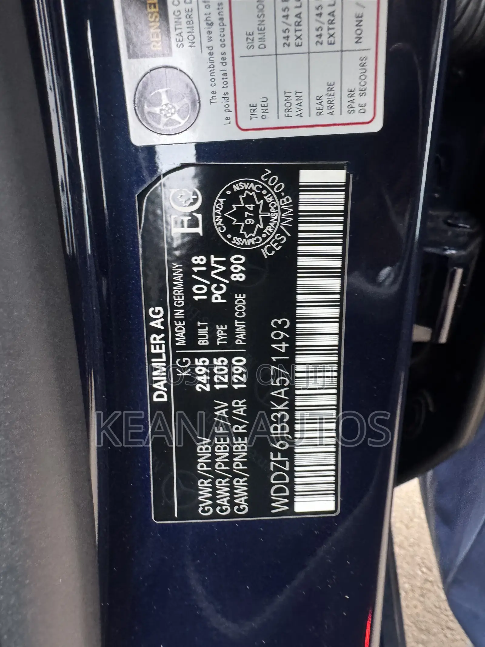 Mercedes-Benz E450 2019 Blue