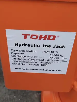 Hydraulic Toe Jack 10 Ton(10000kg)