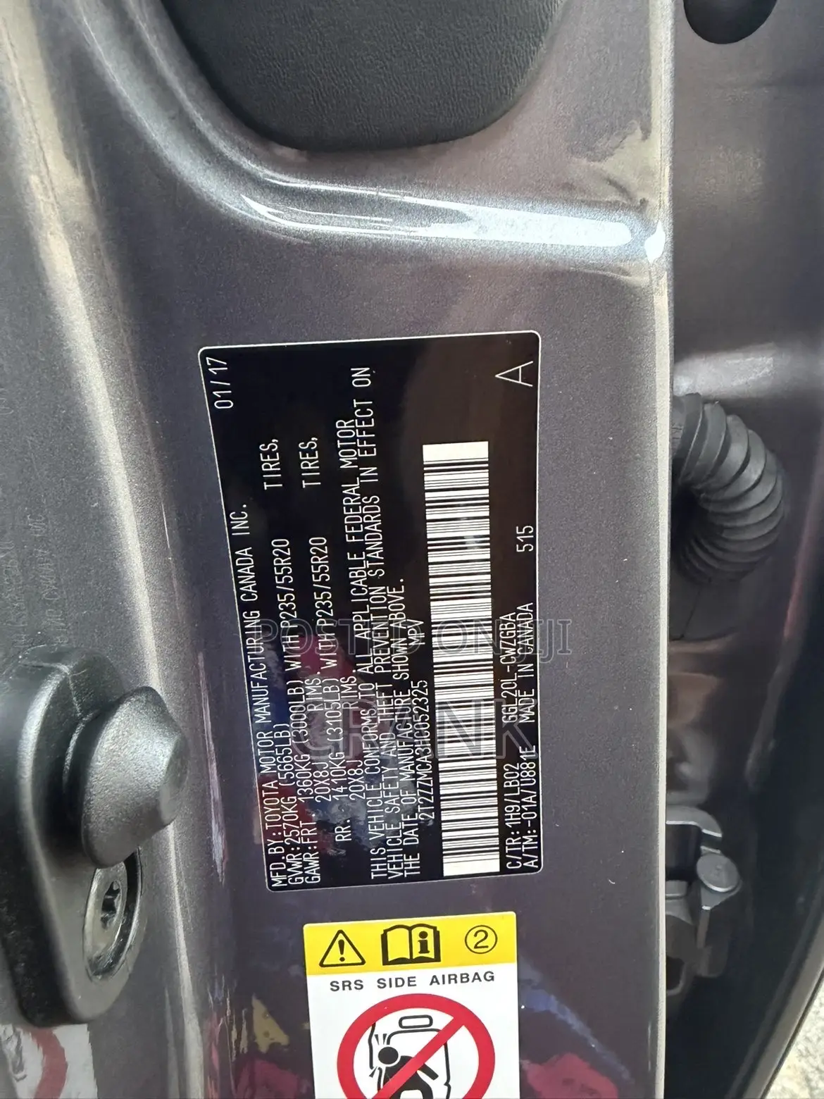 Lexus RX 350 FWD 2017 Gray