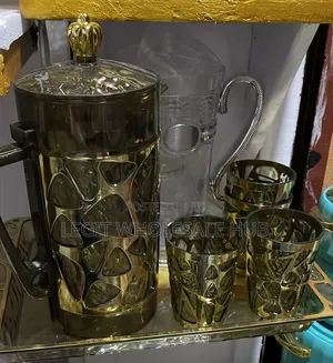 Acrylic Luxury Jug With Tray and Cups