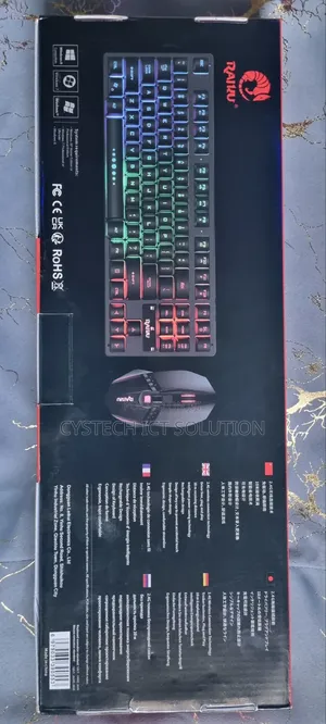 Raiku RGB Wireless Keyboard and Mouse