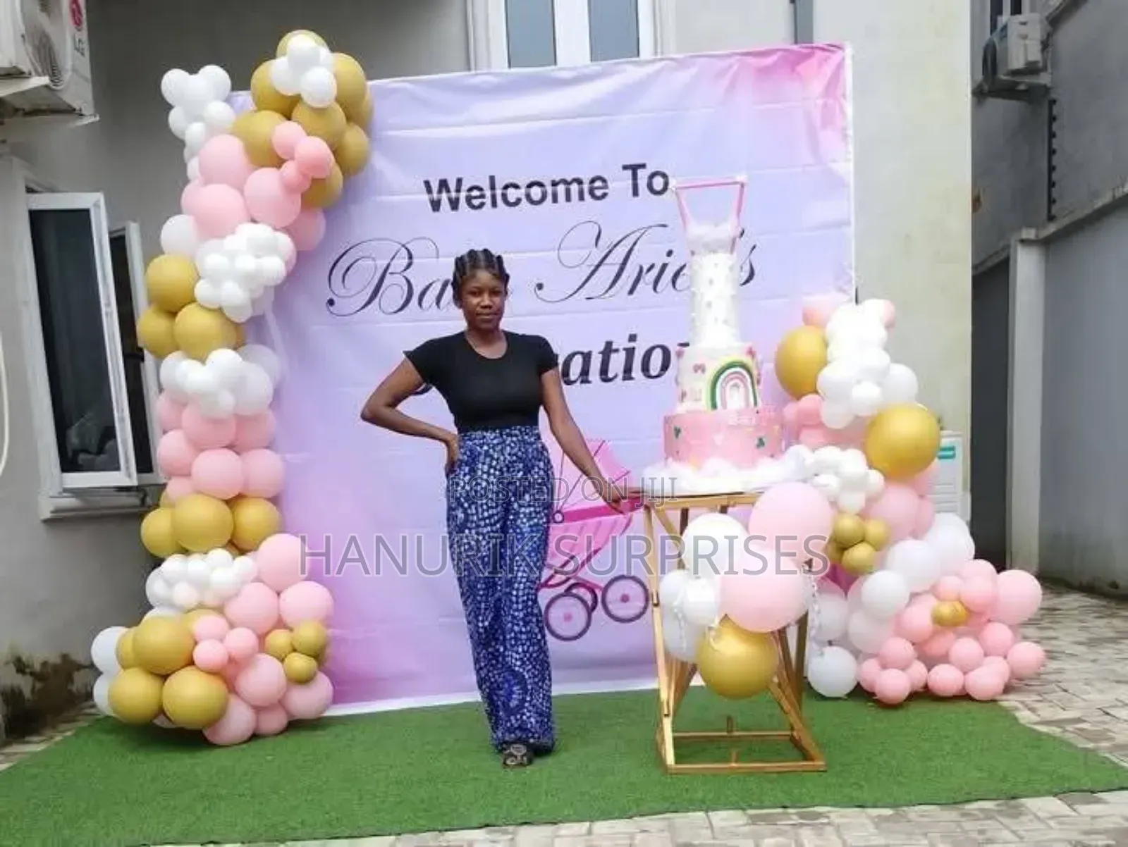 Backdrop Dedication Decoration